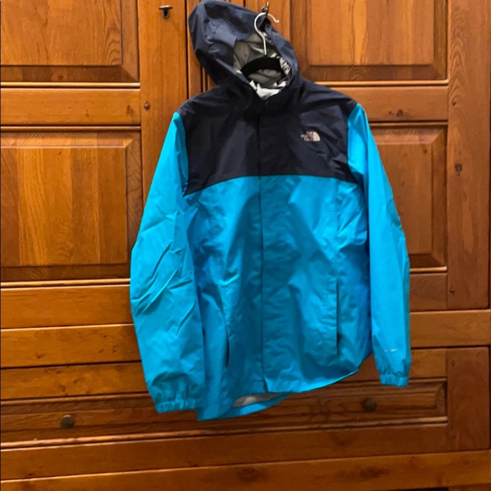 North Face Resolve Reflective Rain Jacket Boys L